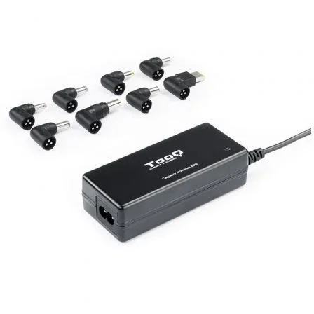 TooQ Cargador Universal 65W con 8 Conectores y USB TQLC-65BS02AT TooQ Cargador Universal 65W con 8 Conectores y USB TQLC-65BS02AT